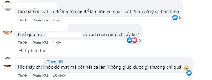 Nhiều bạn bè an ủi động viên Ngọc Lan.